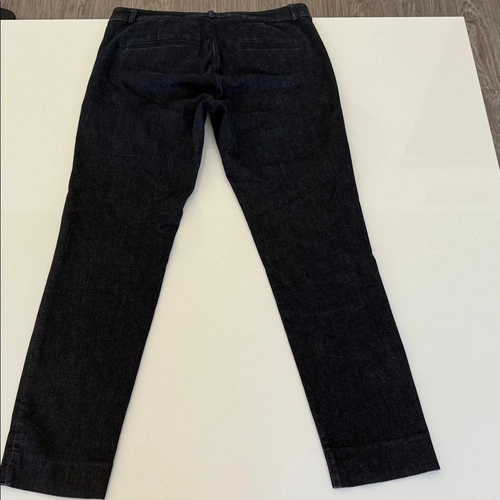 Banana Republic Jeans Size 4 Petite Womens Sloan Fit Straight Dark Wash Blue